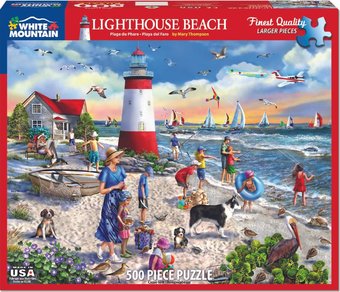 Lighthouse Beach Puzzle (550 Pieces)