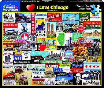I Love Chicago - Puzzle (1000 Pieces)