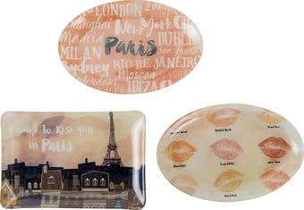 Paris - Glass Plate Set of 3