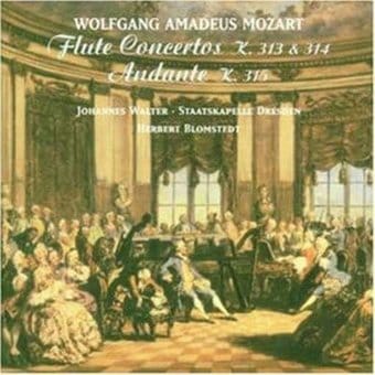 Mozart Flute Concertos in G K 313 in D 314 in C K