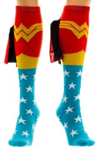 DC Comics - Wonder Woman - Caped Knee High Socks