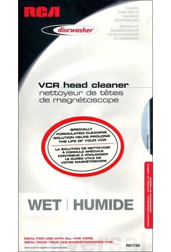 RCA Discwasher RD1789 Wet System VHS Head Cleaner
