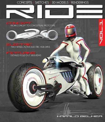 Ride: Futuristic Electric Motorcycle Concept