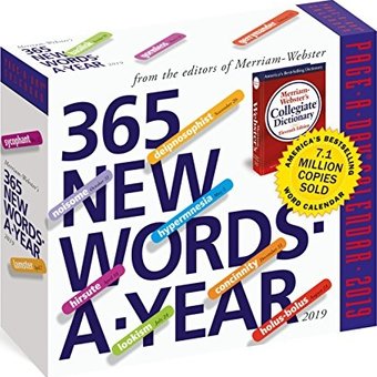 365 New Words-a-Year Page-a-Day - 2019 - Box