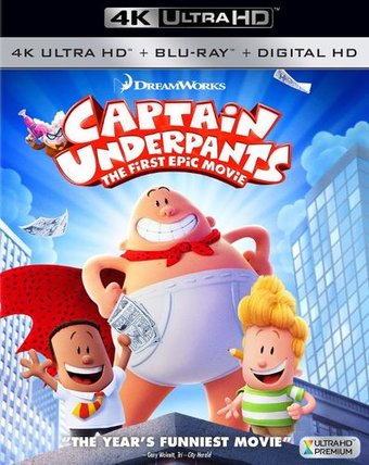 Captain Underpants: The First Epic Movie (4K