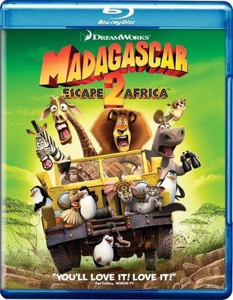 Madagascar: Escape 2 Africa (Blu-ray,