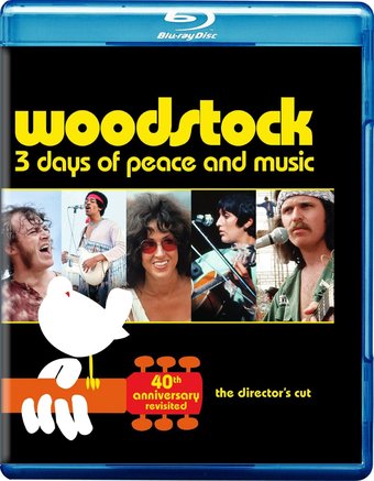 Woodstock: Three Days of Peace & Music (Blu-ray,