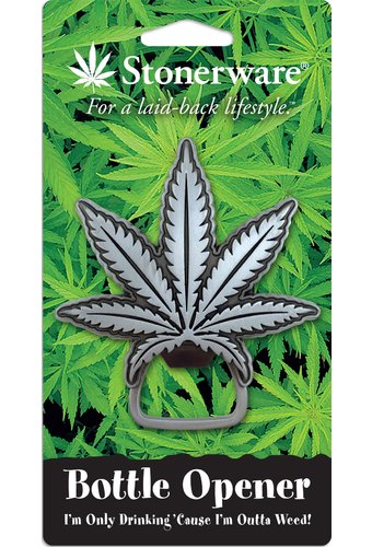 Stonerware - Leaf Metal Bottle Opener Stonerware - Leaf Metal Bottle Opener