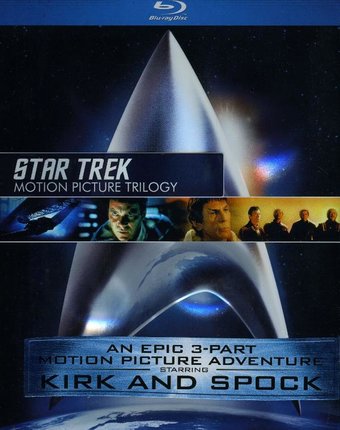 Star Trek: Motion Picture Trilogy (Blu-ray,