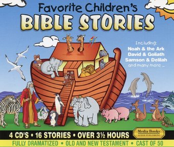 Favorite Children's Bible Stories (4-CD)