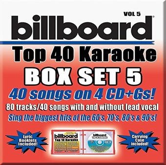 Billboard Top 40 Karaoke Box Set 5 (4-CD)