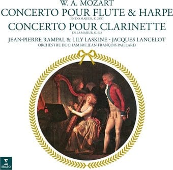Mozart: Concerto For Flute & Harp Clarinet