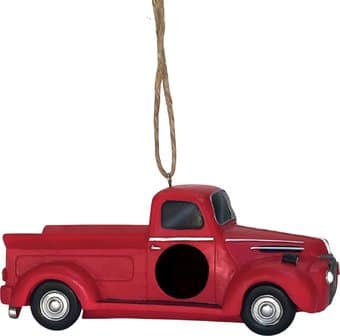 Pickup Truck - Birdhouse(Red/Pink)
