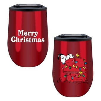 Peanuts - Snoopy Holiday 10 oz. Contour Stainless