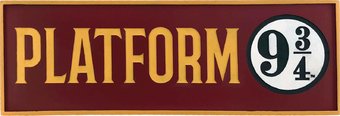 Harry Potter - Platform 9-3/4 Decorative Sign