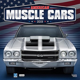 American Muscle Cars (Foil) - 2019 - Wall Calendar