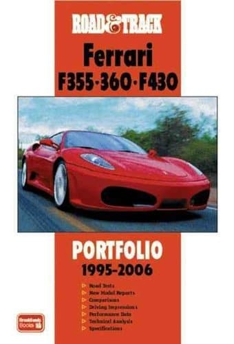 Road & Track Ferrari F355, 360, F430 Portfolio,