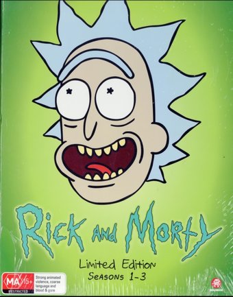 Rick & Morty Season 1-3 (Limited Edition W/ Book)