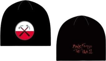 Pink Floyd - The Wall Hammers Logo - Black Beanie Hat - Skull Cap Pink Floyd - The Wall Hammers Logo - Black Beanie