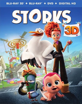 Storks 3D (Blu-ray + DVD)
