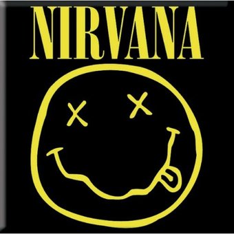 Nirvana - Smiley Logo - Metal Refrigerator Magnet