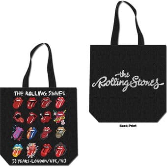 Rolling Stones - Tongue Evolution Cotton Tote Bag