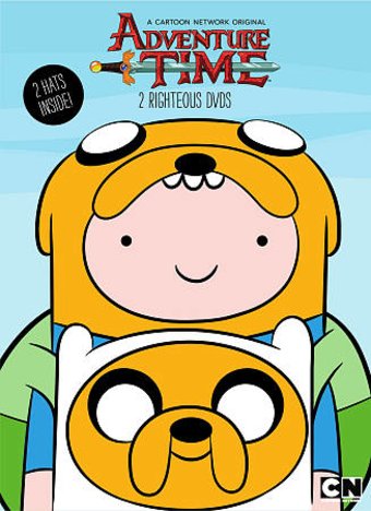 Adventure Time: 2 Righteous DVDs (With Hats)