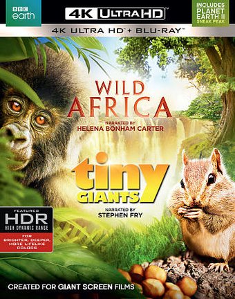 Wild Africa / Tiny Giants (4K Ultra HD Blu-ray,