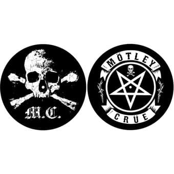 Motley Crue - Skull & Pentagram - Turntable Slipmat Set Motley Crue - Skull & Pentagram - Turntable