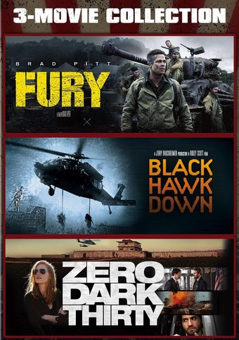 Fury / Black Hawk Down / Zero Dark Thirty (3-DVD)