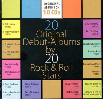 20 Original Debut Albums by 20 Rock & Roll Stars