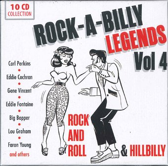 Rock-A-Billy Legends: Volume 4 (10-CD)
