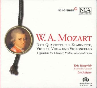 3 Quartets For Clarinet Violin Viola & Cello