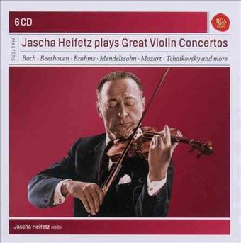 Jascha Heifetz Plays Great Violin Concertos (Box)
