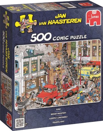 Jumbo Puzzle Jan Van Haasteren Fire! 500 Pcs