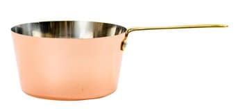 Small Copper Saucepan with Brass Handles Small Copper Saucepan with Brass Handles