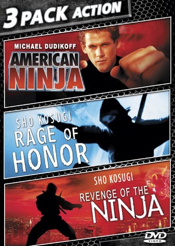 3 Pack Action: American Ninja / Rage of Honor /