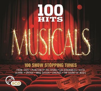 Musicals: 100 Show Stopping Tunes (5-CD)