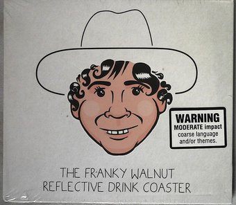 Franky Walnut Reflective Drink Coaster