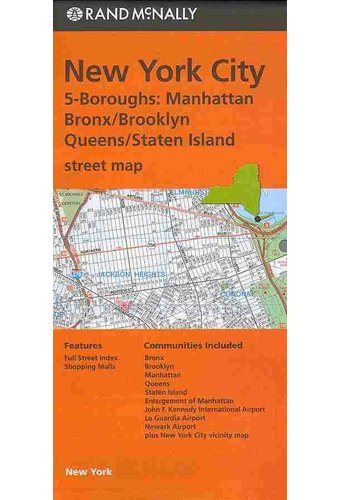 Rand McNally, New York City 5-Boroughs: