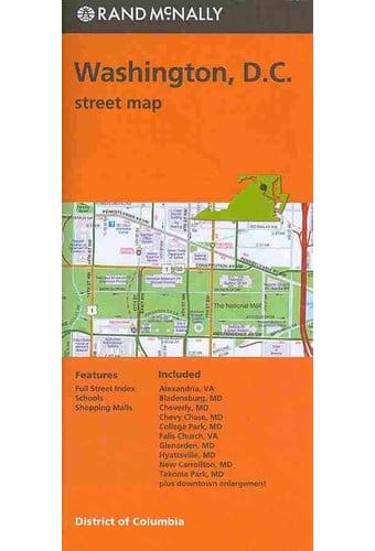 Rand Mcnally Washington D.C. Street Map