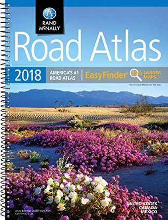 Rand Mcnally 2018 Road Atlas Midsize Easy Finder