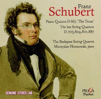 Schubert:String Quartets 12-15/Piano