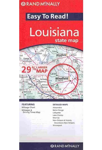 Rand McNally Easy to Read! Louisiana