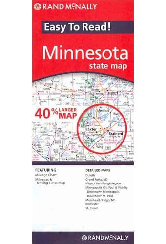 Rand McNally Easy to Read! Minnesota
