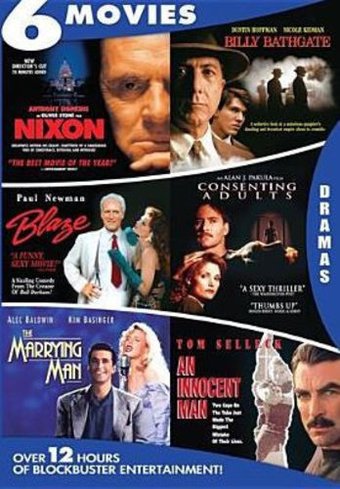 6 Movies - Dramas (Nixon / Billy Bathgate / Blaze