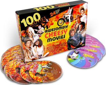 100 Awesomely Cheesy Movies (24-DVD)