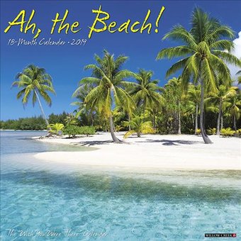 Ah, The Beach! - 2019 - Wall Calendar