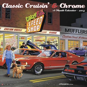 Classic Cruisin' & Chrome - 2019 - Wall Calendar