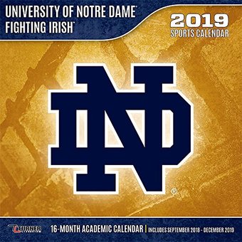 Notre Dame Fighting Irish - 2019 - Wall Calendar